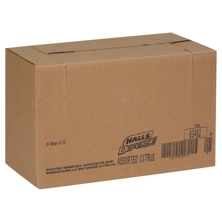 Halls Halls Vitamin C Assorted Citrus Defense 9 Count, PK480 62482